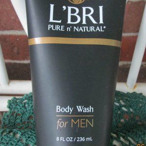 L'BRI Pure & Natural Body Wash for Men 8 oz